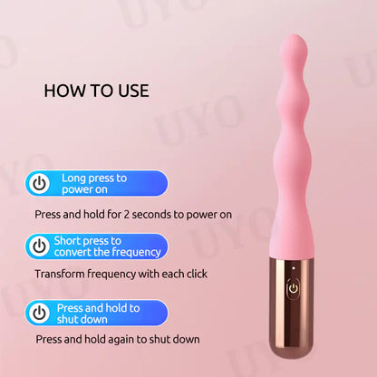 Flower Plug Unisex Electric Shock G-Spot Massager