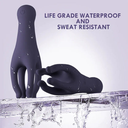 Vibrating Masturbator for Prolonged Grip and Massage
