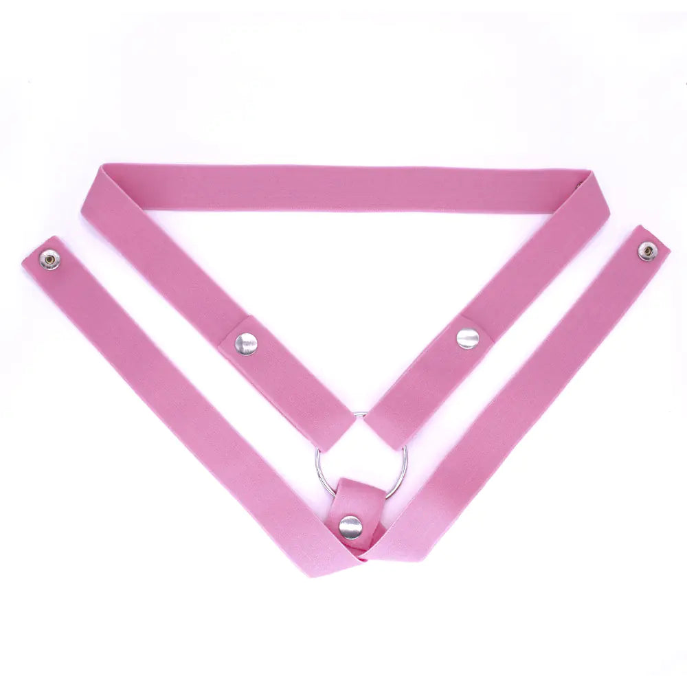 Men's Chastity Lock with Three-Way Restraint Strap