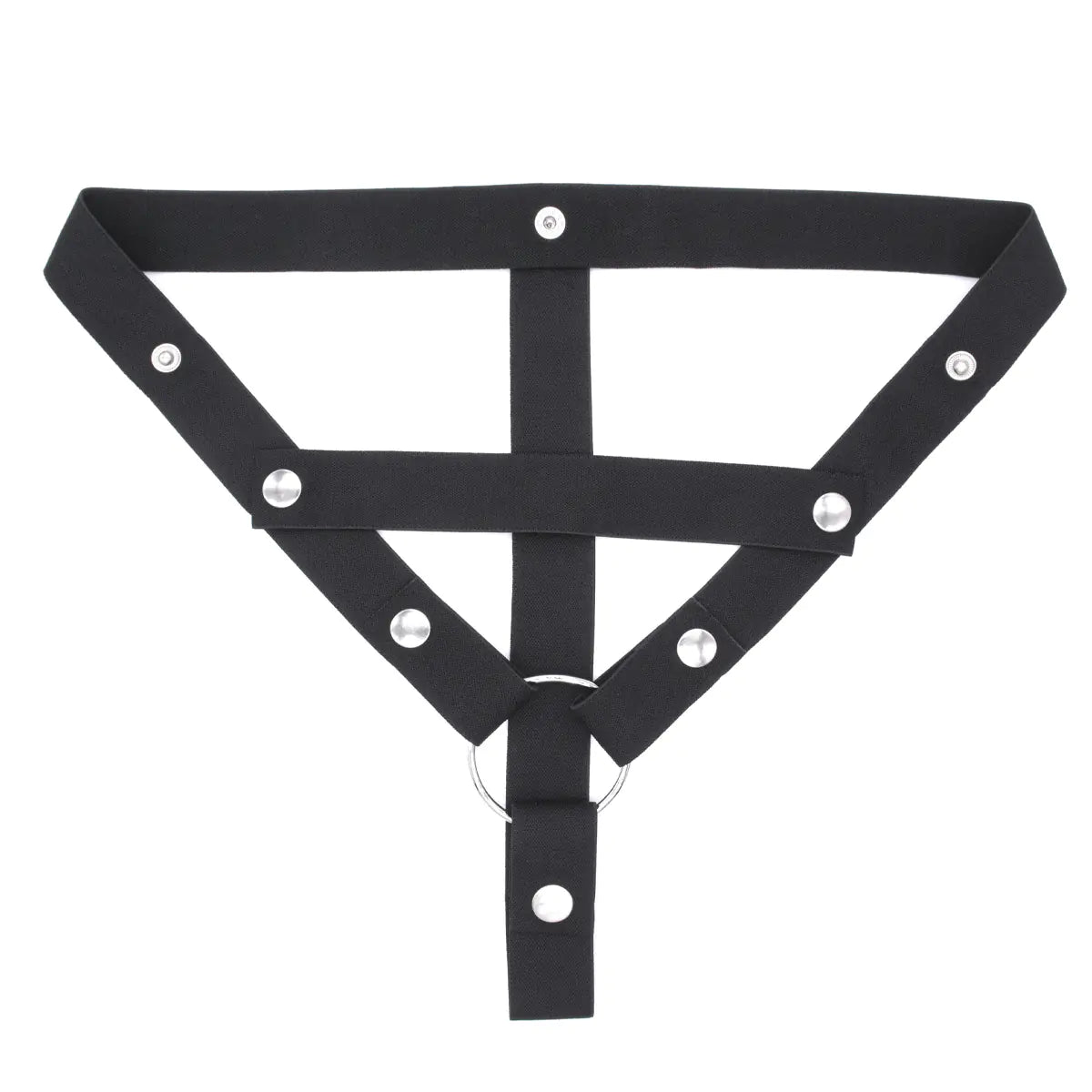 Men's Chastity Lock with Three-Way Restraint Strap
