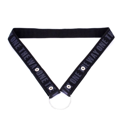 Men's Chastity Lock with Three-Way Restraint Strap