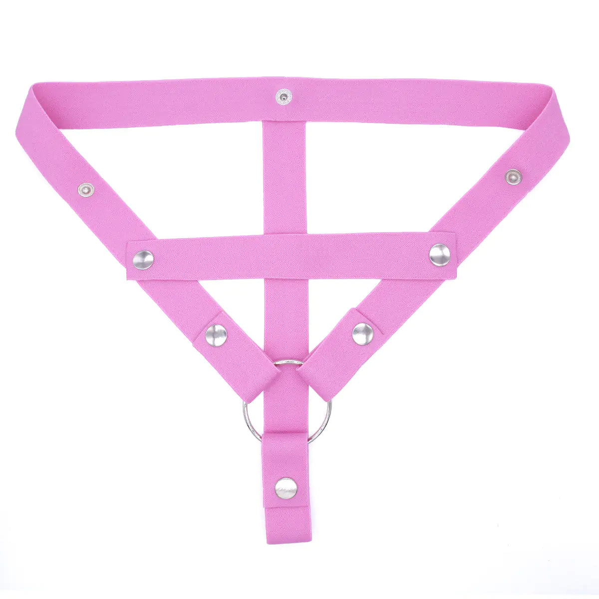 Men's Chastity Lock with Three-Way Restraint Strap