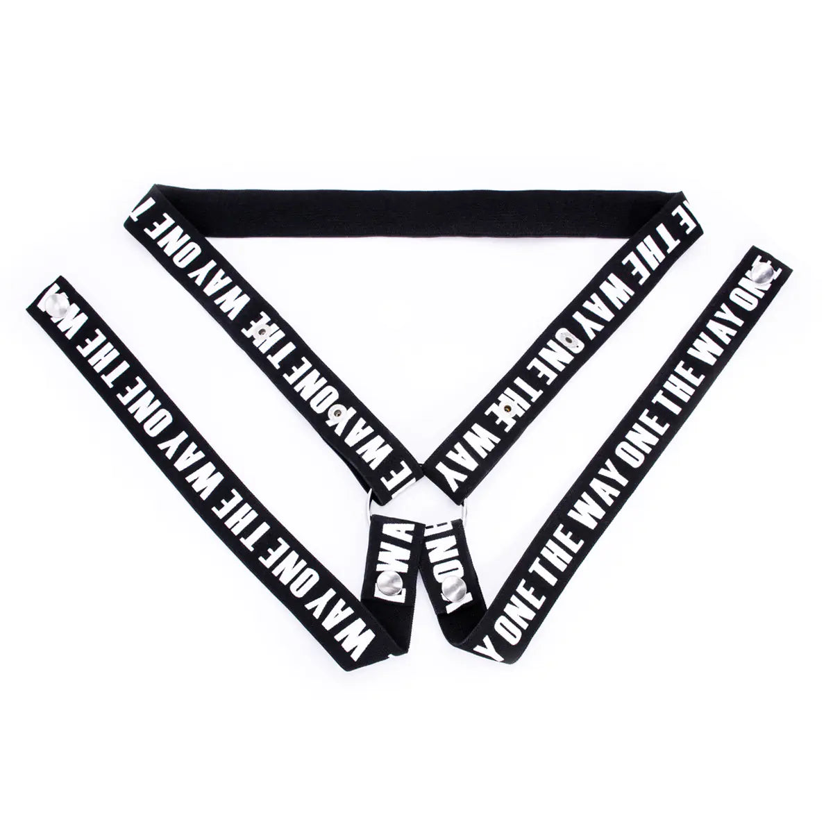 Men's Chastity Lock with Three-Way Restraint Strap