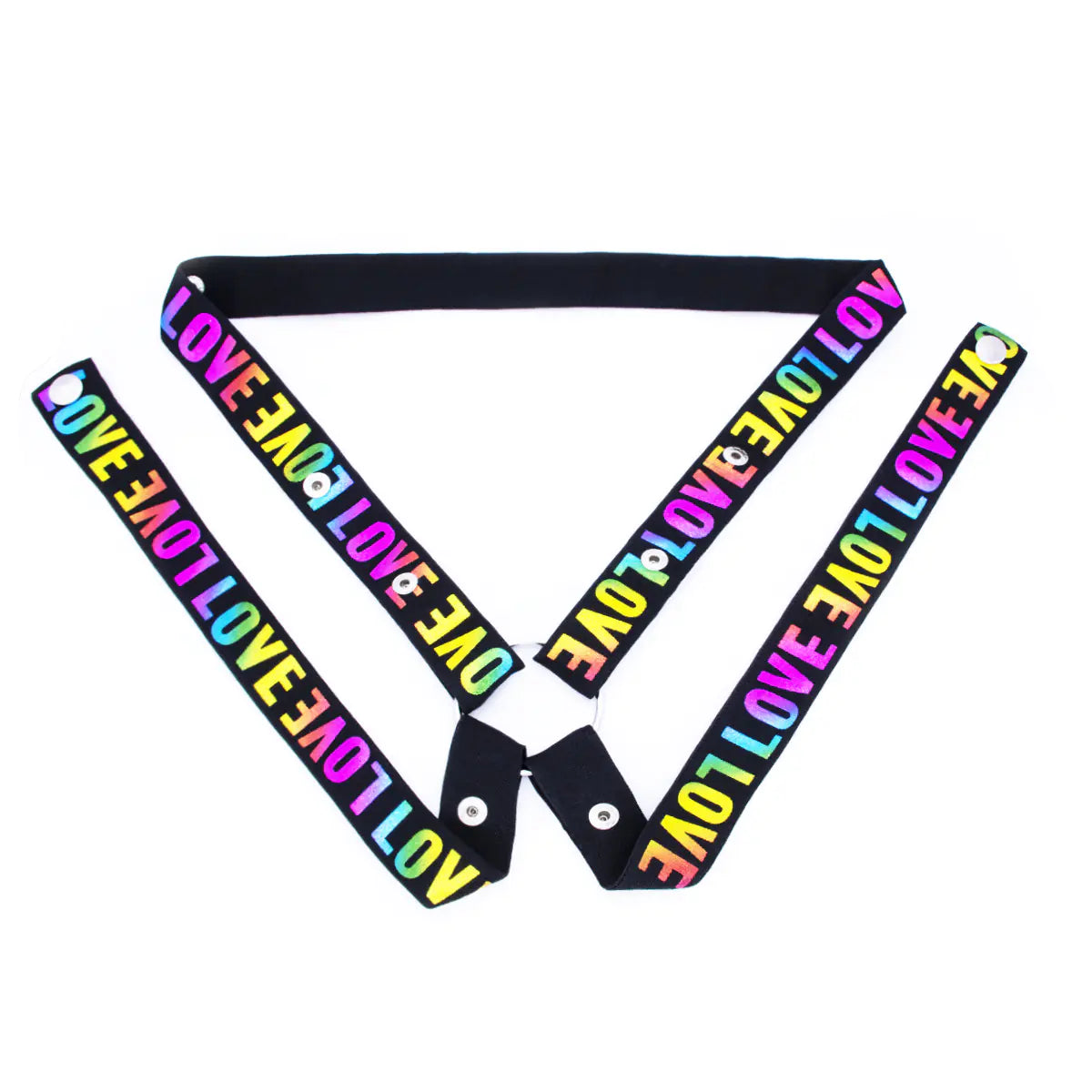 Men's Chastity Lock with Three-Way Restraint Strap