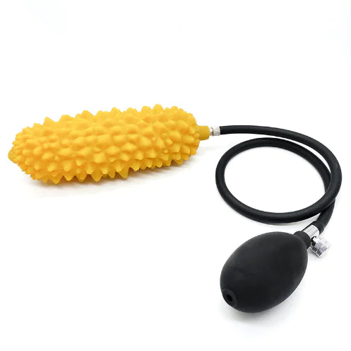 Silicone Inflatable Cucumber-Shaped Dildo Extension