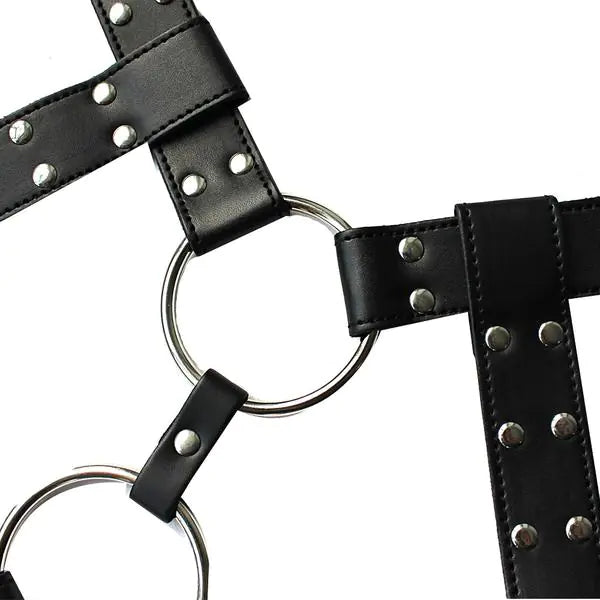 Men's Leather Corset for Adult Play and Performance