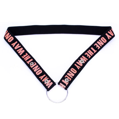 Men's Chastity Lock with Three-Way Restraint Strap