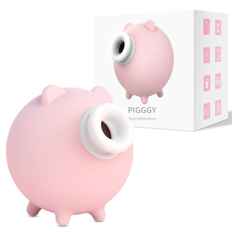 S186 Mini Flying Pig Clitoral Vibrator with Tongue Lick