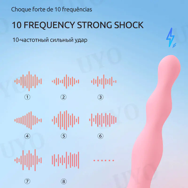 Flower Plug Unisex Electric Shock G-Spot Massager