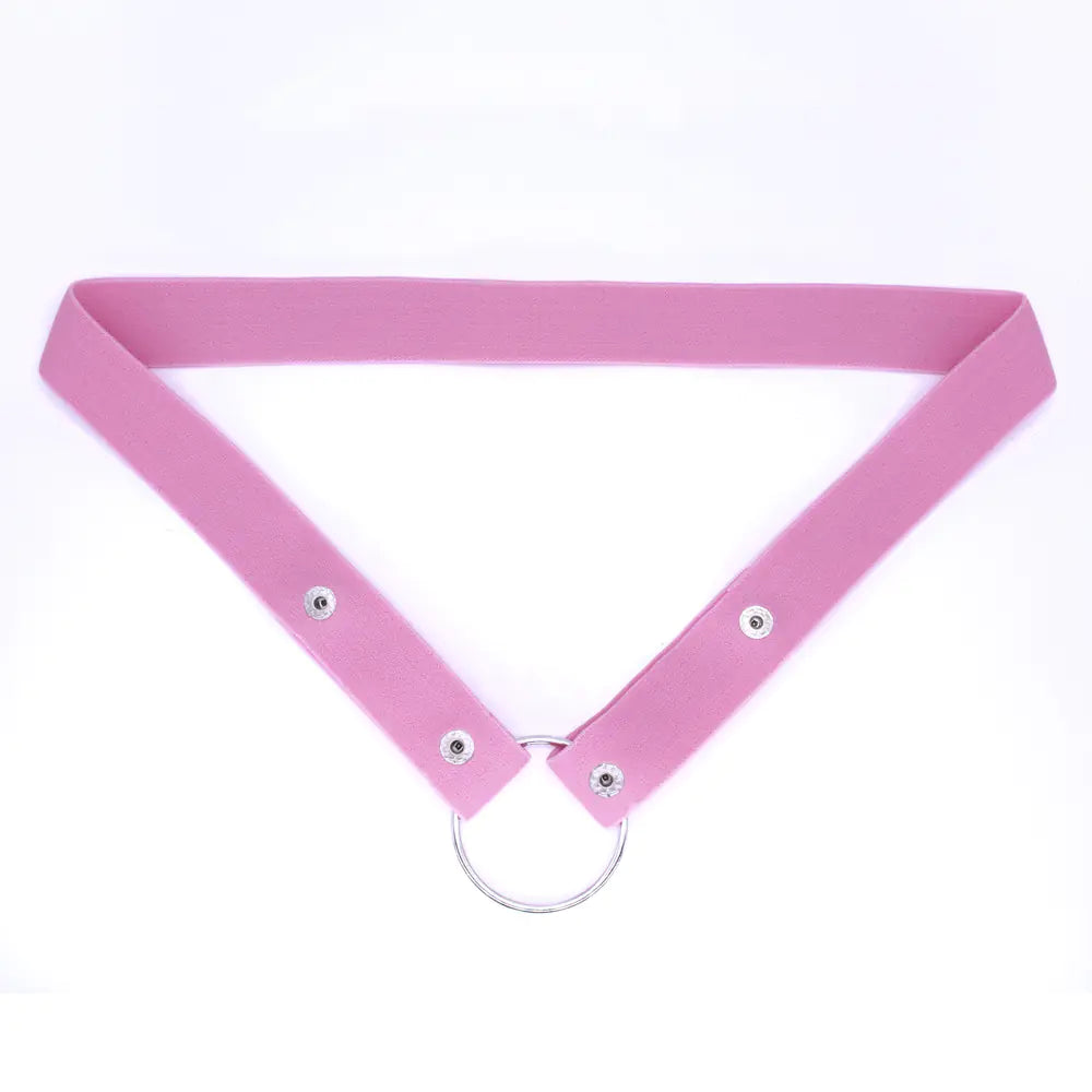 Men's Chastity Lock with Three-Way Restraint Strap