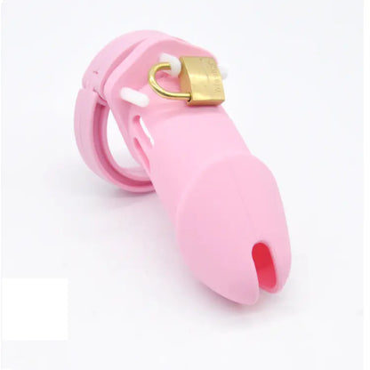Silicone Chastity Lock for Men - Adult Pleasure Device