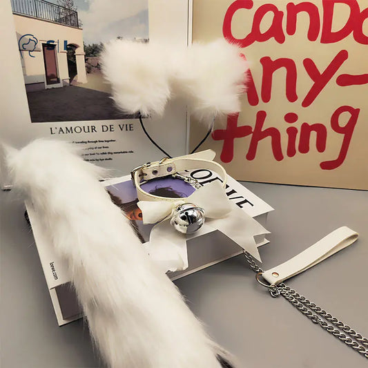 Adult Cat Ear Accessories and Sexy Outfit Set