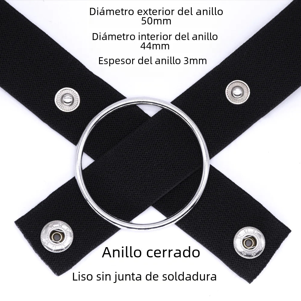 Men's Chastity Lock with Three-Way Restraint Strap