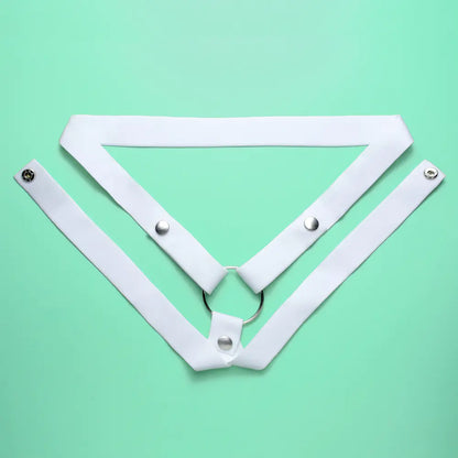 Men's Chastity Lock with Three-Way Restraint Strap